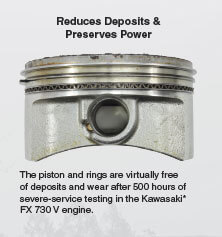 Piston and rings